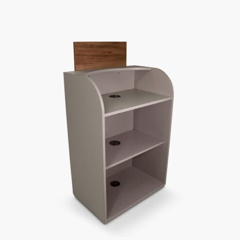 REM Keystone Podium Reception Desk Rear
