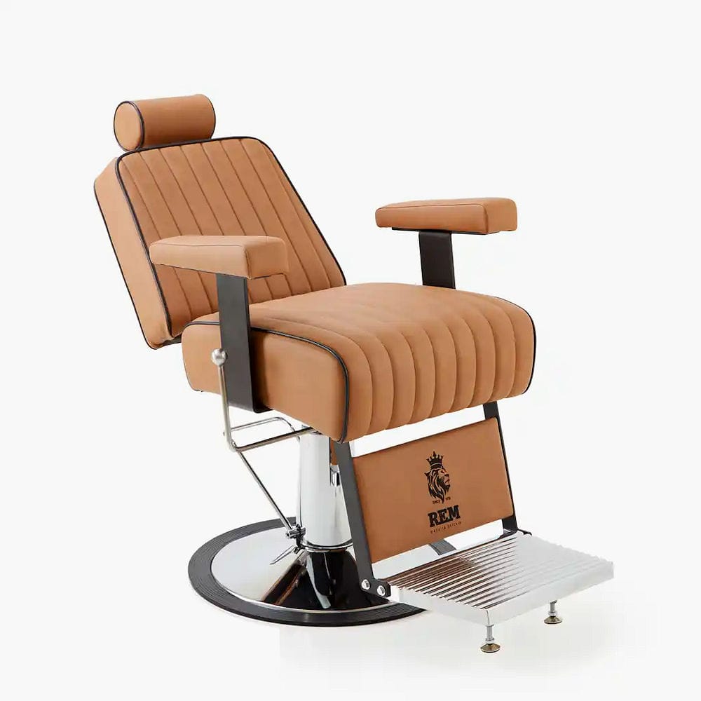 REM Kingsman Barbers Chair In Coloured Upholstery