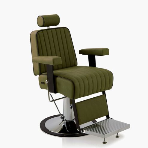 REM Kingsman Barbers Chair In Coloured Upholstery