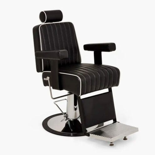 REM Kingsman Black Barbers Chair