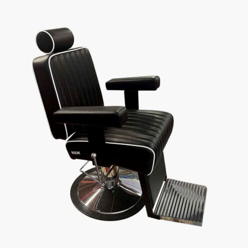REM Kingsman Black Barbers Chair - EXPRESS DELIVERY