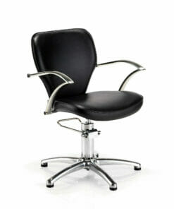 REM Miranda Hydraulic Black Styling Chair - EXPRESS DELIVERY