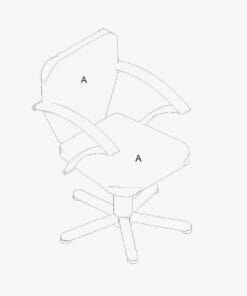 REM Miranda Hydraulic Styling Chair in Colour