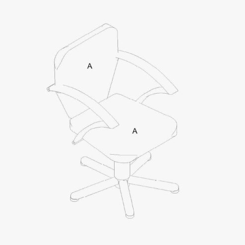 REM Miranda Hydraulic Styling Chair in Colour