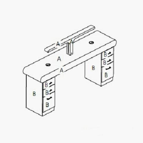 REM Monaco Nail Table