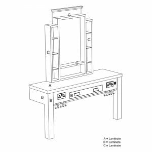 REM Montana Barber Unit Laminate Locations