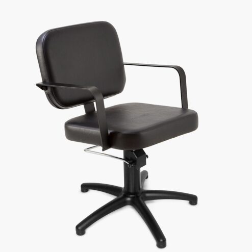REM Nero Hydraulic Black Styling Chair