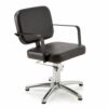 REM Nero Hydraulic Black Styling Chair - Express Delivery