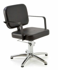 REM Nero Hydraulic Black Styling Chair - Express Delivery