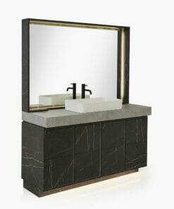 REM Oxford Barbers Mirror Unit