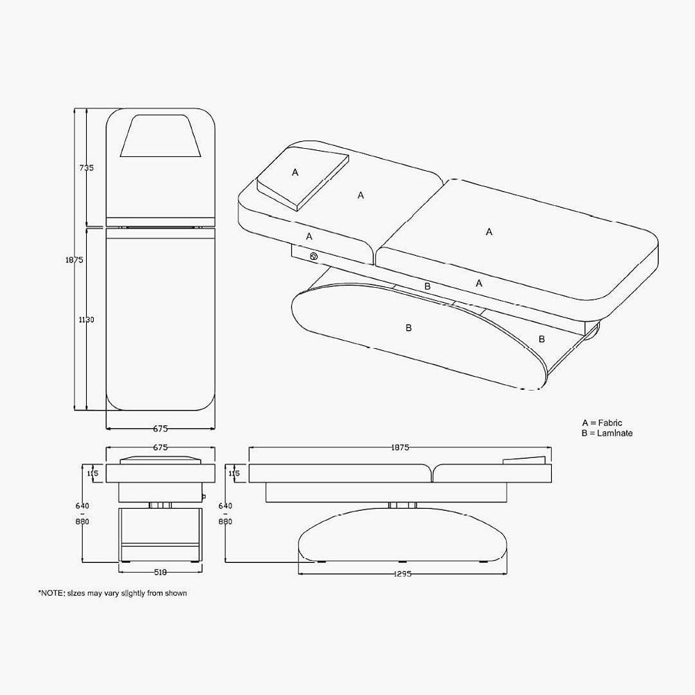 REM Pebble Spa Couch