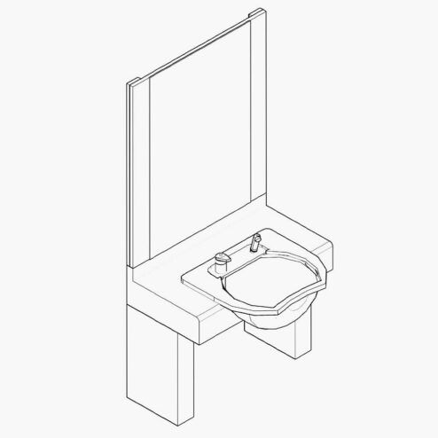 REM Pendle Front Wash Care Home Unit