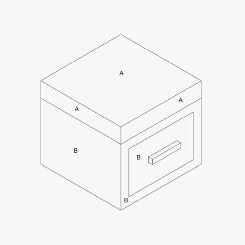 REM Plaza Pedi Stool