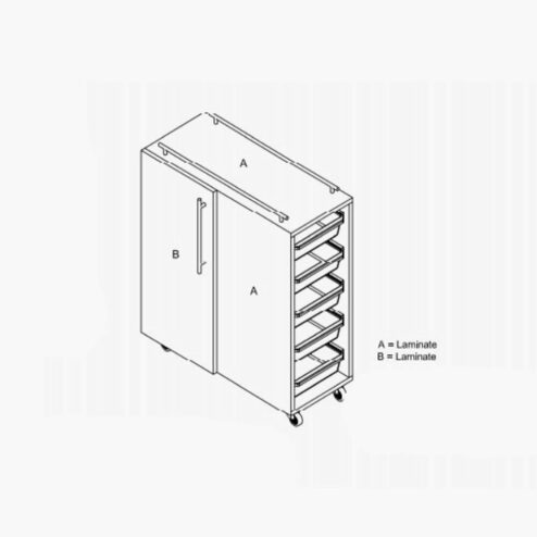 REM Savoy Mobile Beauty Cabinet