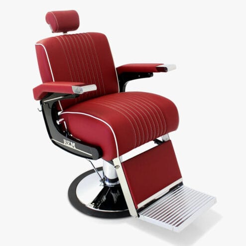 REM Voyager Barbers Chair In Coloured Upholstery