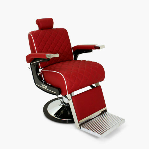 REM Voyager GT Barbers Chair In Coloured Upholstery