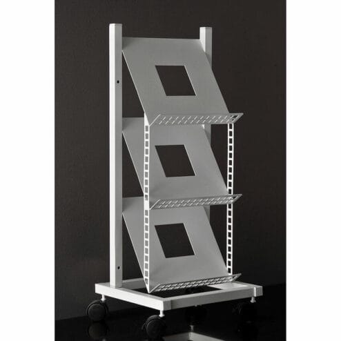 Riley Square 3T Magstakk Mobile Magazine Rack