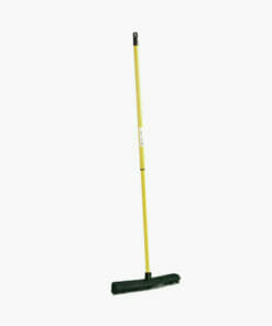 Rubber Bristle Broom with Telescopic Handle