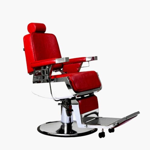 Salon Fit Chelmsford Red Barbers Chair