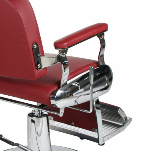 Salon Fit Empire Red Barbers Chair