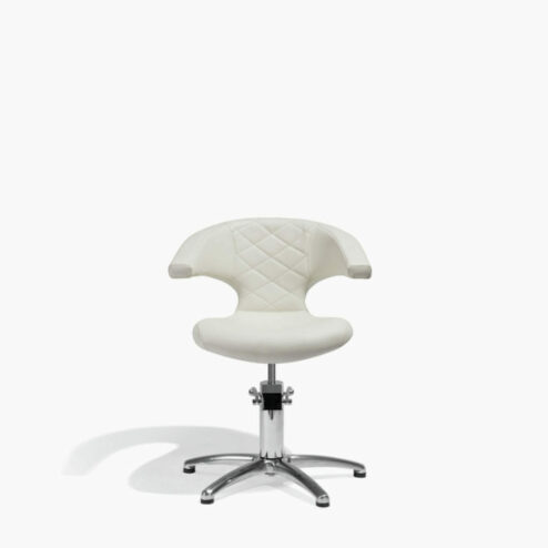 Sensualis White Hydraulic Styling Chair
