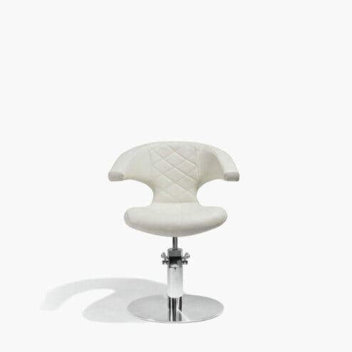 Sensualis White Hydraulic Styling Chair