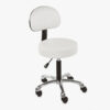 Sibel Comfort White Beauty Stool