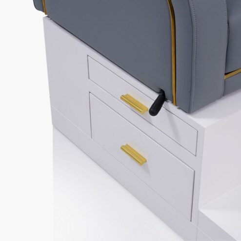 Skinmate Darcy Grey Pedicure Chair
