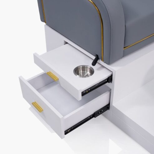 Skinmate Darcy Grey Pedicure Chair