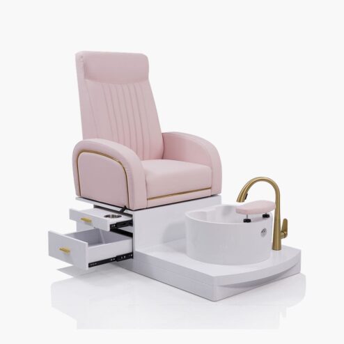 Skinmate Darcy Pink Pedicure Chair