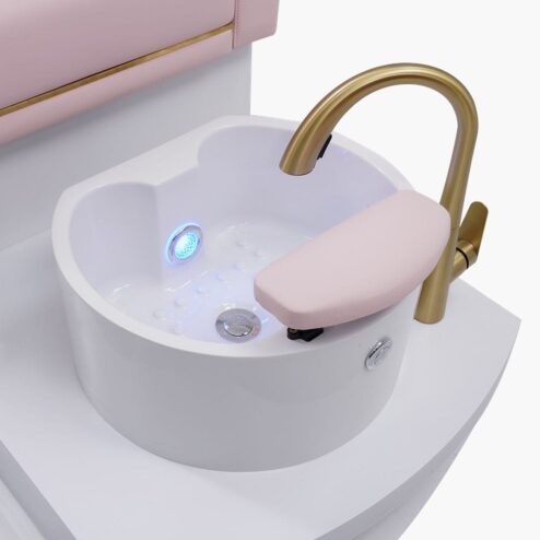 Skinmate Darcy Pink Pedicure Chair