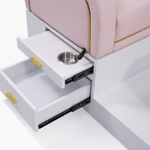 Skinmate Darcy Pink Pedicure Chair