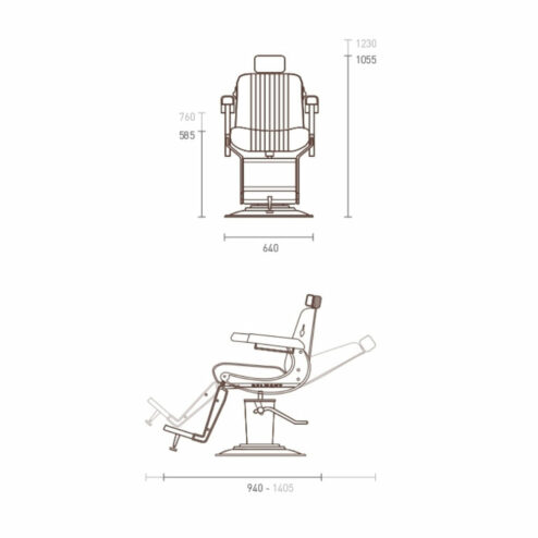 Takara Belmont Apollo 2 Icon Barbers Chair