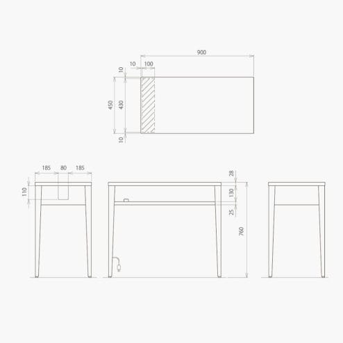Takara Belmont Cherie Nail Table