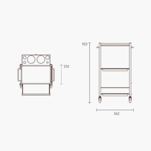 Takara Belmont D Galley Trolley