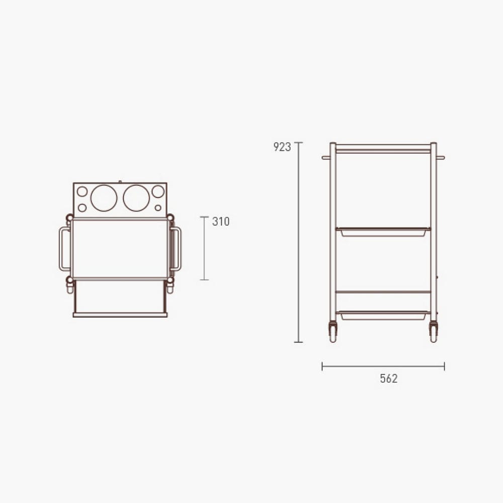 Takara Belmont D Galley Trolley
