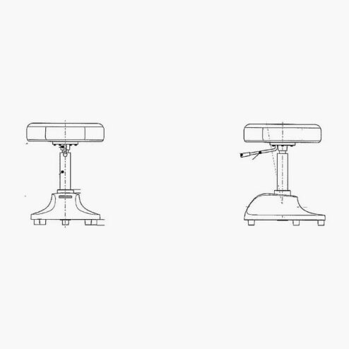 Alternative view of Takara Belmont Espoir Stool
