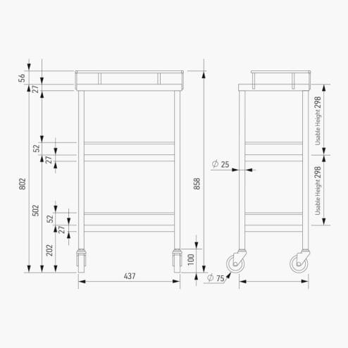 Takara Belmont MN03 Trolley
