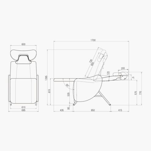 Takara Belmont Riche Dimensions
