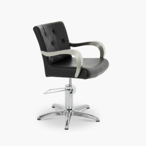 Venus Hydraulic Styling Chair in Black