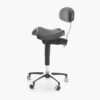 WBX Kimi Saddle Stool With Backrest