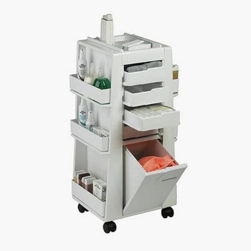 White Beauty Storage Trolley