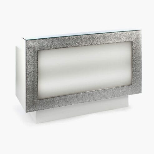 Nelson Mobilier Gold/Silver Reception Desk