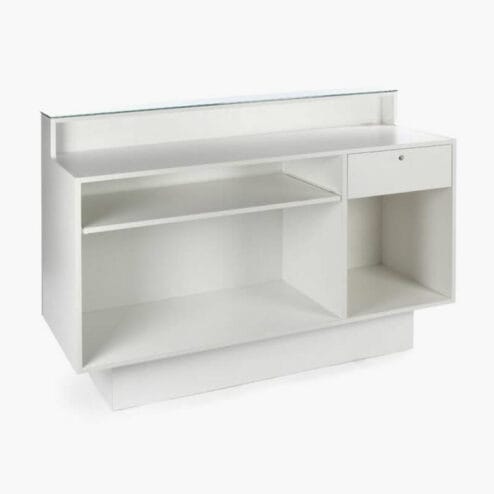 Nelson Mobilier Gold/Silver Reception Desk