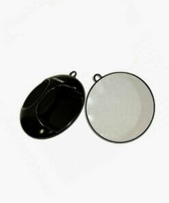 Hair Tools Black Round Mirror with Wall Bracket