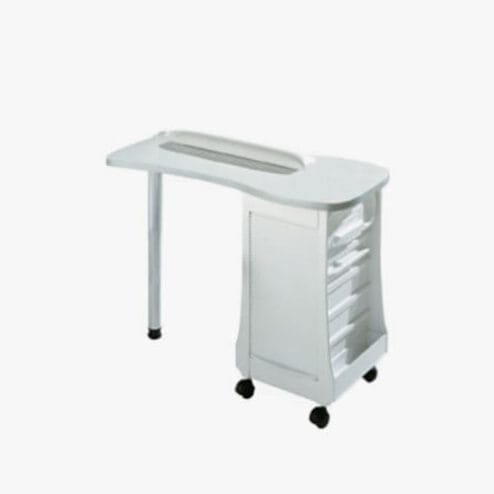 White Manicure Table
