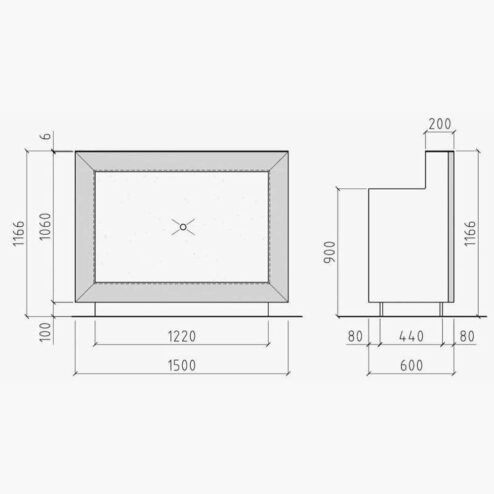 Nelson Mobilier Crocodile Reception Desk