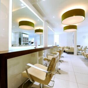 Nelson Mobilier Salon Furniture at Byron Hairdressing, Kirkcaldy, UK