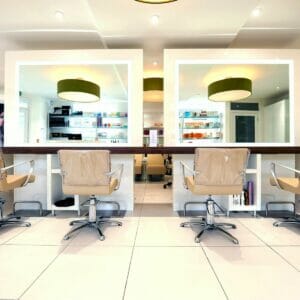 Nelson Mobilier Salon Furniture at Byron Hairdressing, Kirkcaldy, UK
