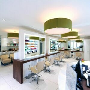 Nelson Mobilier Salon Furniture at Byron Hairdressing, Kirkcaldy, UK